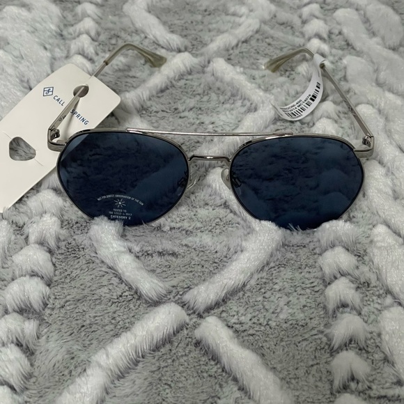 Call It Spring Blue Tinted Sunglasses - Picture 3 of 6